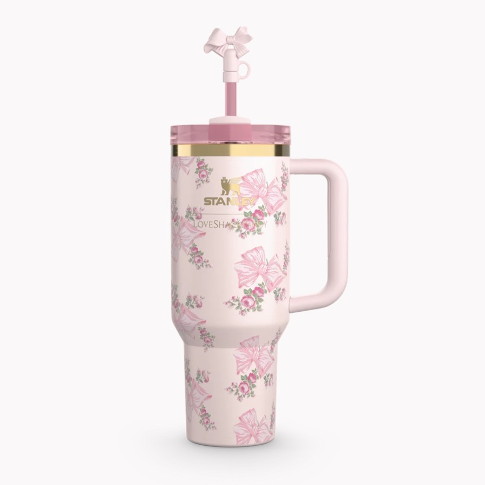 Love Shack Fancy x Stanley Beaux Pink 40 oz